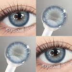 Eyeshare Softlens Big Eyes SAHARA Brown 1Pasang Lensa Kontak 14.5mm Gray Softlen