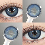 Eyeshare Softlens Big Eyes SAHARA Brown 1Pasang Lensa Kontak 14.5mm Gray Softlen