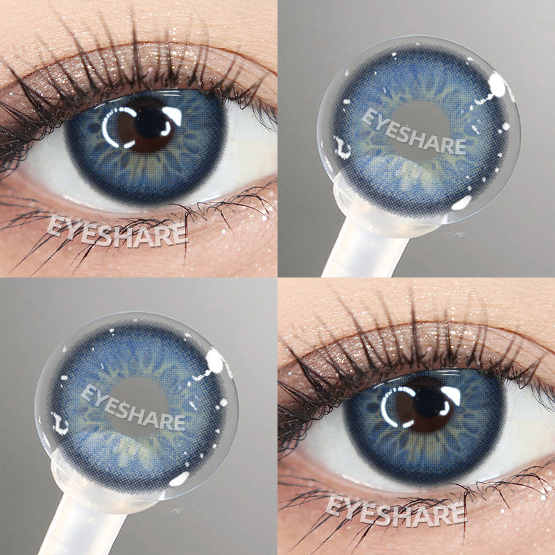Eyeshare Softlens Big Eyes SAHARA Brown 1Pasang Lensa Kontak 14.5mm Gray Softlen