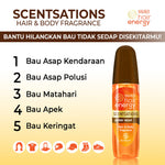 Paket Makarizo Hair Energy Scentsations Amber Wood & Blue Coast 100mL