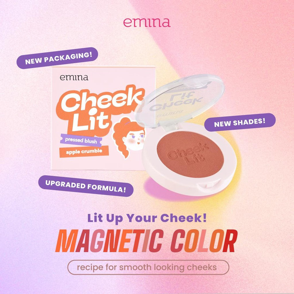 Emina Cheek Lit Pressed Blush x Muzik Tiger 3.5 g - Blush On Padat