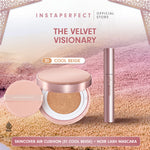 Instaperfect The Velvet Visionary Make Up (Mahogany) Look: Skin Cover Air Cushion, Silk Touch Blusher, Suede Lip Matte, Noir Lash Mascara