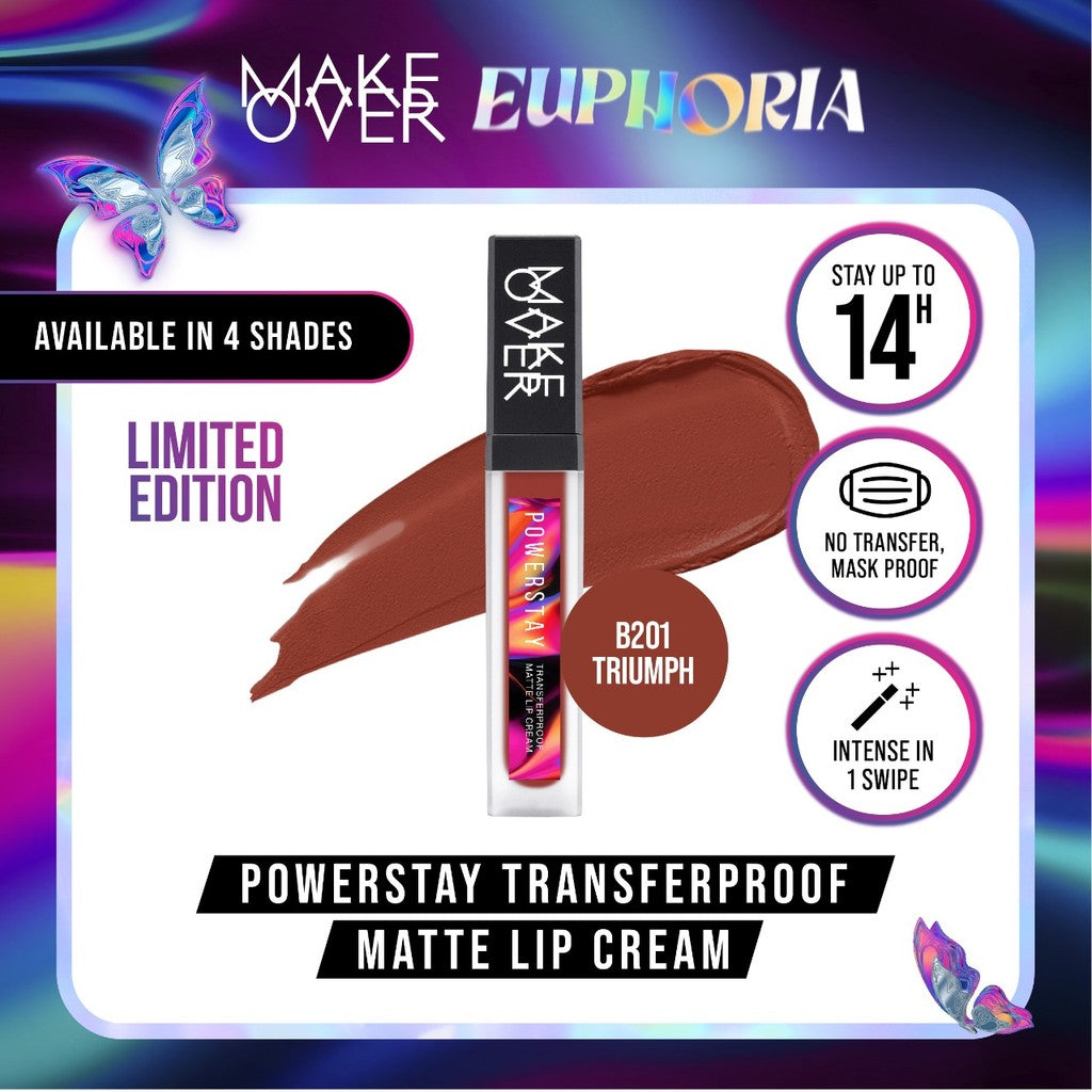 [ SPECIAL PRICE ] MAKE OVER Powerstay Transferproof Matte Lip Cream