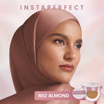 SPECIAL EDITION Instaperfect Skincover Air Cushion SPF 50++++ 11g - Make Up Cushion Foundation Blurring Semi Matte Finish (Real Skin Buildable Coverage, Transferproof, Non Comedogenic)- Bedak Foundation Tahan Lama