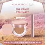 Instaperfect The Velvet Visionary Make Up (Mahogany) Look: Skin Cover Air Cushion, Silk Touch Blusher, Suede Lip Matte, Noir Lash Mascara