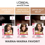 (PAKET HEMAT ISI 2) L'Oreal Paris Excellence Creme Triple Care Hair Color #1 Natural Black (Cat / Pewarna Rambut)
