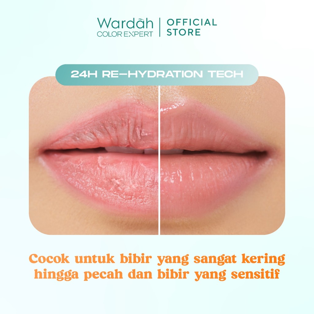 [LIPCARE SUN PROTECTION] WARDAH Lip Barrier Sunscreen SPF 30 PA+++ - Pelembab Bibir 24 Jam - Lip Balm, Lip Therapy, Lip Care, Hydrating - Petrolatum Murni 100% - Memperbaiki, Meregenerasi Sel Kulit Bibir, Menghidrasi, Mengatasi Bibir Pecah - Makeup