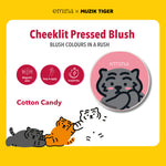 Emina Cheek Lit Pressed Blush x Muzik Tiger 3.5 g - Blush On Padat