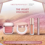 Instaperfect The Velvet Visionary Make Up (Mahogany) Look: Skin Cover Air Cushion, Silk Touch Blusher, Suede Lip Matte, Noir Lash Mascara