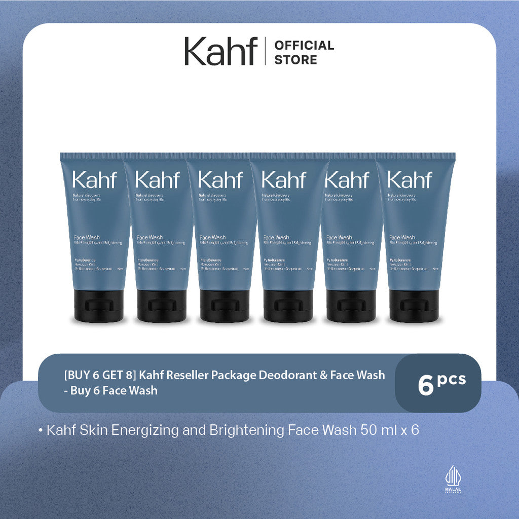 [BUY 6 GET 8] Kahf Reseller Package Deodorant & Face Wash