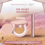 Instaperfect The Velvet Visionary Make Up (Mahogany) Look: Skin Cover Air Cushion, Silk Touch Blusher, Suede Lip Matte, Noir Lash Mascara