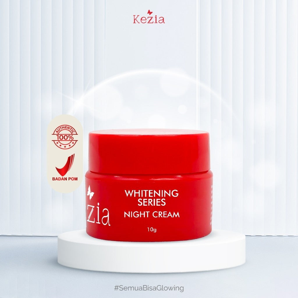 [ FREE FACEMIST 30ML ]  KEZIA Beauty New Whitening Package Series Lengkap - Paket Lengkap Mencerahkan Wajah Moisturizer Pelembab Aging Pencerah Muka Keringencerahkan Kulit Wajah
