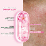 Garnier Sakura Glow Ceramide Water Gel Moisturizer 20ml (Pelembap untuk mencerahkan dan melembapkan kulit)