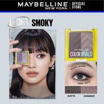 Maybelline Color Rivals Duo Shadow – Eyeshadow Waterproof Pigmented Glitter Tekstur Halus Tahan Seharian Easy to Blend