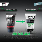 Men's Biore Micro Scrub Sabun Muka Pria Untuk Kulit Kusam Deep Fresh Deep Pore Clean Eksfoliasi 100 gr Twin Pack - Facial Wash