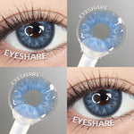 Eyeshare Softlens Big Eyes SAHARA Brown 1Pasang Lensa Kontak 14.5mm Gray Softlen