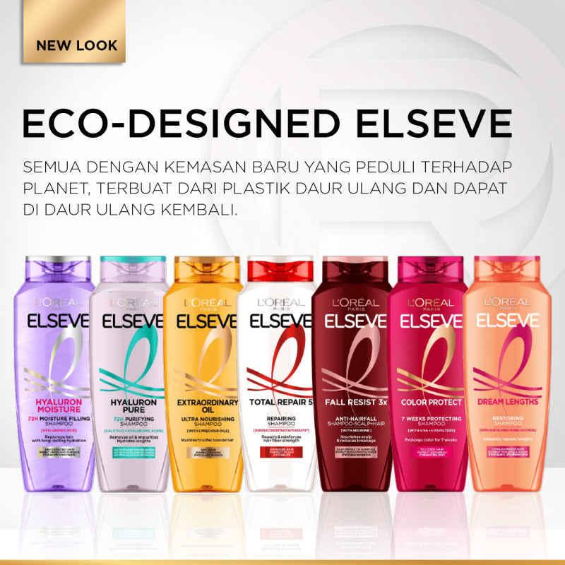 L'Oreal Paris Total Repair 5 Repairing Conditioner Memperbaiki Rambut Rusak dengan Ceramide -  265ml  - Hair Care Perawatan Rambut Loreal dengan Ceramide