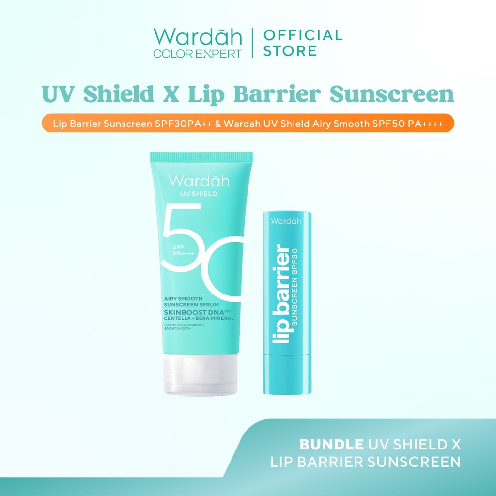 [LIPCARE SUN PROTECTION] WARDAH Lip Barrier Sunscreen SPF 30 PA+++ - Pelembab Bibir 24 Jam - Lip Balm, Lip Therapy, Lip Care, Hydrating - Petrolatum Murni 100% - Memperbaiki, Meregenerasi Sel Kulit Bibir, Menghidrasi, Mengatasi Bibir Pecah - Makeup