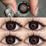 Eyeshare Softlens Big Eyes SAHARA Brown 1Pasang Lensa Kontak 14.5mm Gray Softlen