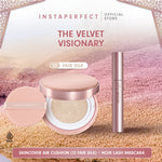 Instaperfect The Velvet Visionary Make Up (Mahogany) Look: Skin Cover Air Cushion, Silk Touch Blusher, Suede Lip Matte, Noir Lash Mascara