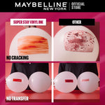 MAYBELLINE OFFICIAL LIP KIT Superstay Vinyl Ink 3 pcs - Shiny Pigmented Liquid Lipstik Lipstick Make Up Lipcream Longlasting Waterproof Viral Tahan Lama 16 jam