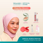 WARDAH Makeup Looks: Frosted Rose, Peachy Bloom, Mauve Radiance, Mocca Mousse – Colorfit Cushion, Liquid Lip, Lip Cream, Cream Blush, Exclusive Eyeshadow - Makeup - Tahan Lama dengan Bedak