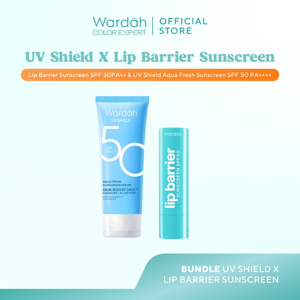 [LIPCARE SUN PROTECTION] WARDAH Lip Barrier Sunscreen SPF 30 PA+++ - Pelembab Bibir 24 Jam - Lip Balm, Lip Therapy, Lip Care, Hydrating - Petrolatum Murni 100% - Memperbaiki, Meregenerasi Sel Kulit Bibir, Menghidrasi, Mengatasi Bibir Pecah - Makeup