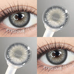 Eyeshare Softlens Big Eyes SAHARA Brown 1Pasang Lensa Kontak 14.5mm Gray Softlen