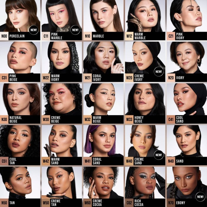 [ SPECIAL PRICE ] MAKE OVER Powerstay 24H Matte Powder Foundation -  Bedak Padat High Coverage Ringan Bedak Compact Wajah Flawless Make Up Tahan Lama 24 Jam Non-Comedogenic BEST SELLER Poreless DFW Nadya Hutagalung Pony Mira Agile Zsa Zsa Utari