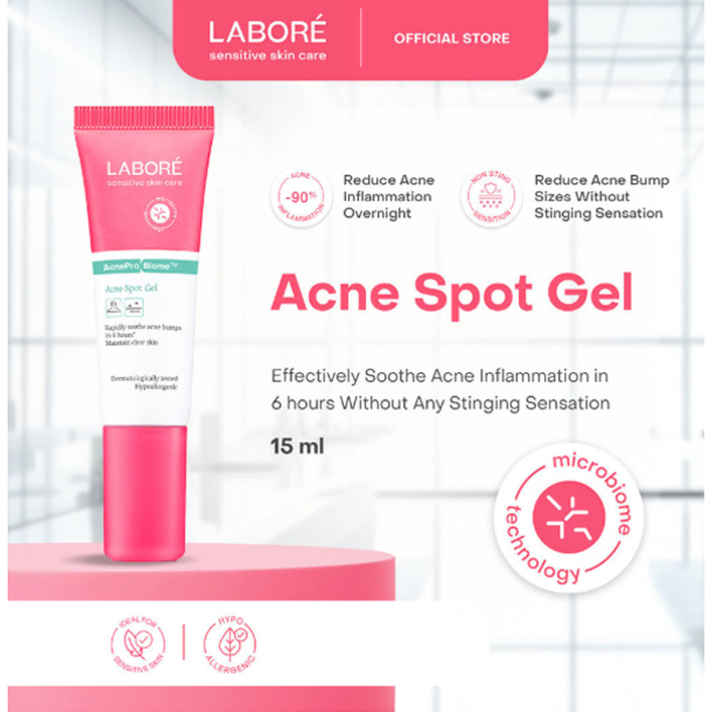 [Creator's Pick] LABORE Top Product - Sensitive Skin Care Sebum & Acne Cleansing Mousse 150 ml, Sensitive Skin Care Intensive Acne Serum 20 ml - Acne Spot Gel