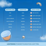 Wardah Lightening Powder Foundation Light Feel 12 g - Bedak Padat | Merah Jingga Official