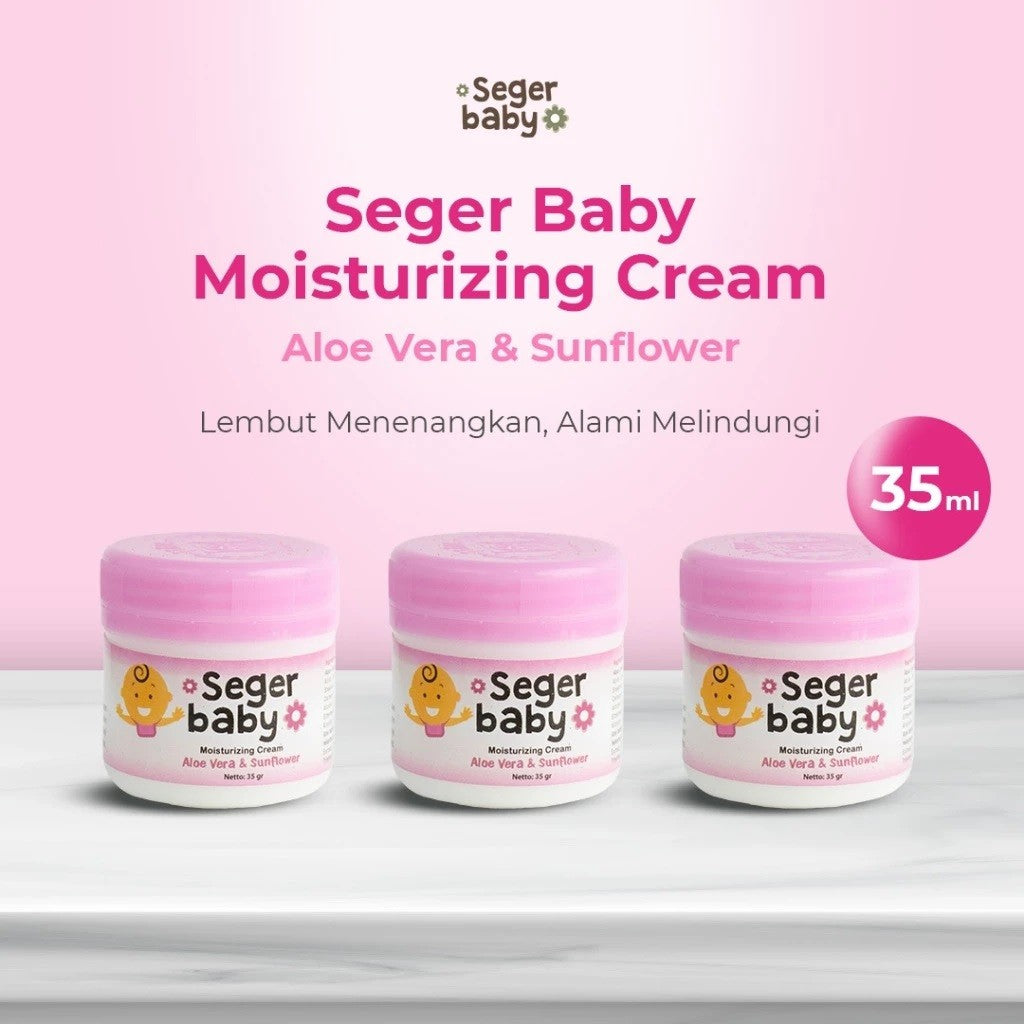 SEGER SNOW Baby Cream Moisturizer 35g - Krim Pelembab Kulit Bayi