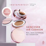 Instaperfect Base & Blush Daily Set- Skincover Air Cushion & Silk Touch Radiance Blusher- Bundle Make Up Semi Matte Finish Full Coverage