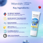 WARDAH Perfect Bright Moisturizer Bright + Oil Control SPF 30 PA+++ 20 ml - Pelembab untuk Kulit Normal Cenderung Berminyak - Mencerahkan Dengan Hasil Matte - Skincare