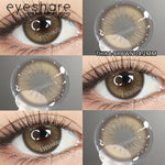 Eyeshare Softlens 14.2mm 1Pasang MELBOURNE Brown Lensa Kontak Mata Korea