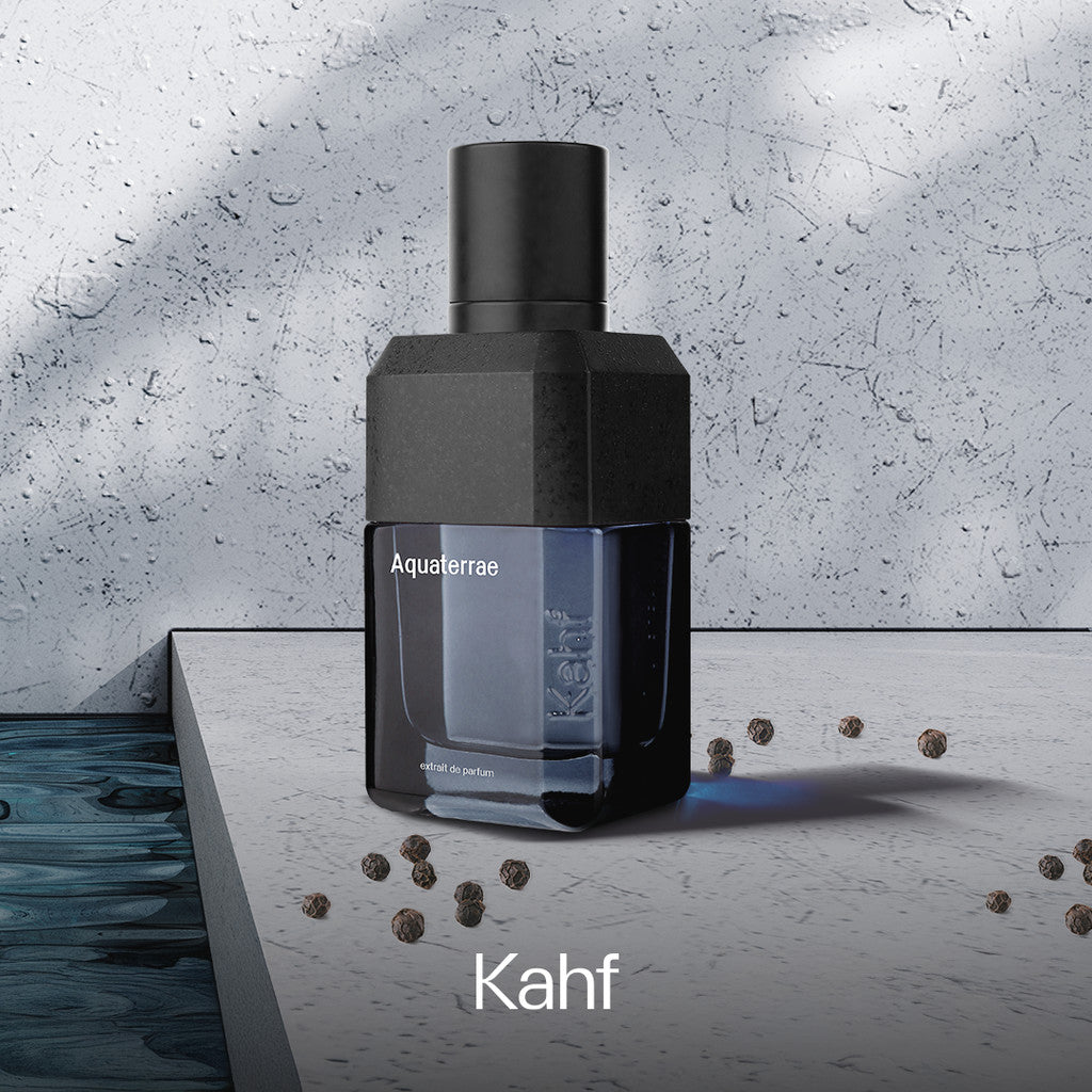 Kahf Paket Grooming Daily Look Isi 2 (Extrait de Parfum + Pomade/Hair Powder) - Approved by Barber and Suitable for Daily Use