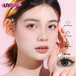 [COD] UYAAI Softlens Lensa Kontak Sekali Pakai VIVIRING Pink/Brown/purple Lensa Kontak 14.2mm Sekali Pakai