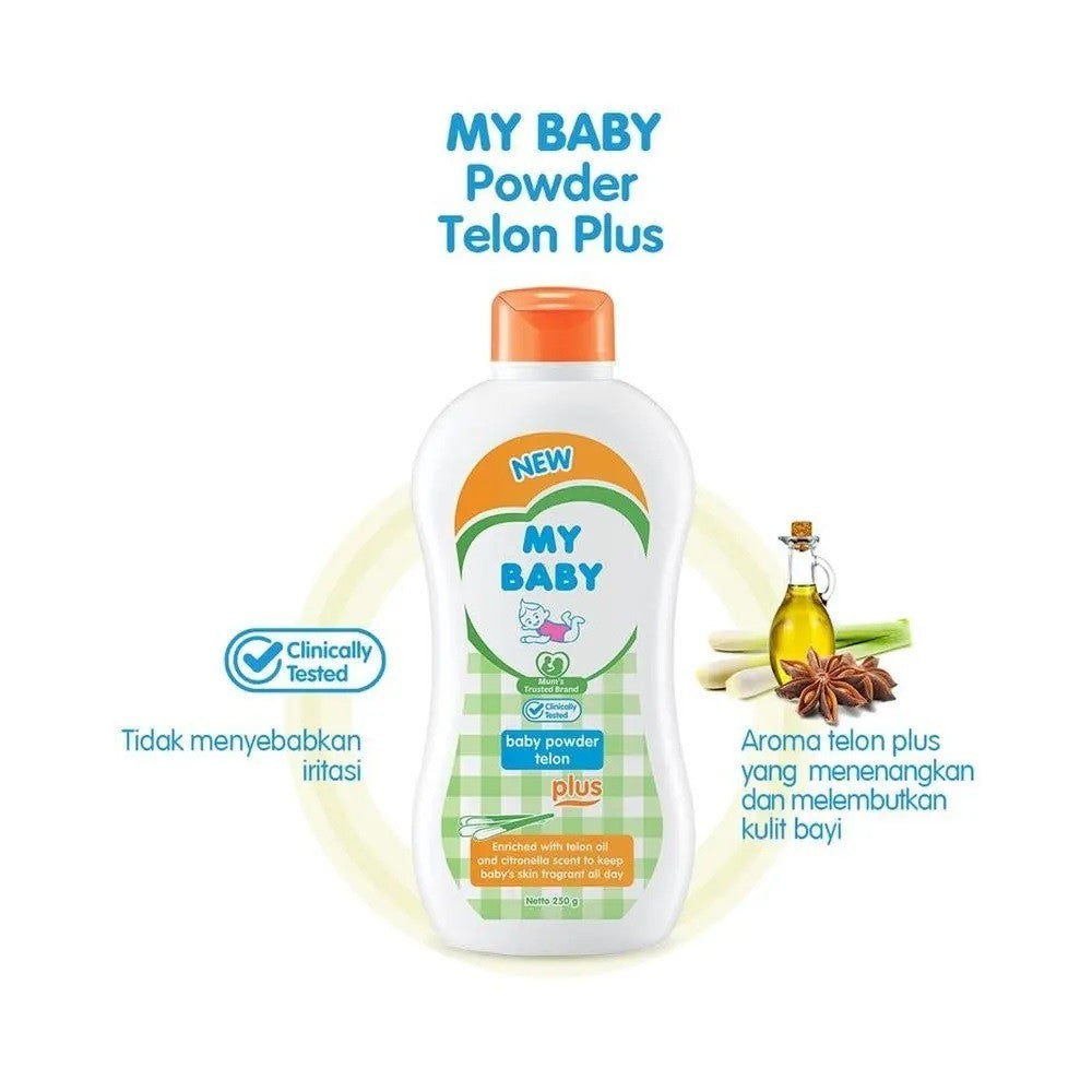 My Baby Powder 50g - Bedak Tabur Bayi Anti Iritasi Kemasan Kecil