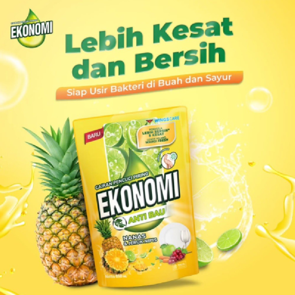 EKONOMI Sabun Pencuci Piring 122ml - Dishwash Liquid Pouch Kecil Murah