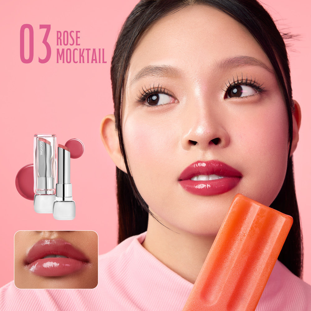 [FLASH SALE] NEW! WARDAH Glossicle Peptide Balm - Ombre Glossicle - Dilengkapi dengan Peptide & UV Filter - Memperkuat Lip Barrier - Hasil Akhir Bibir Lembab dan Glossy - Lip Balm -Lip Tint - Makeup - Natural Gloss - Glossy - Library