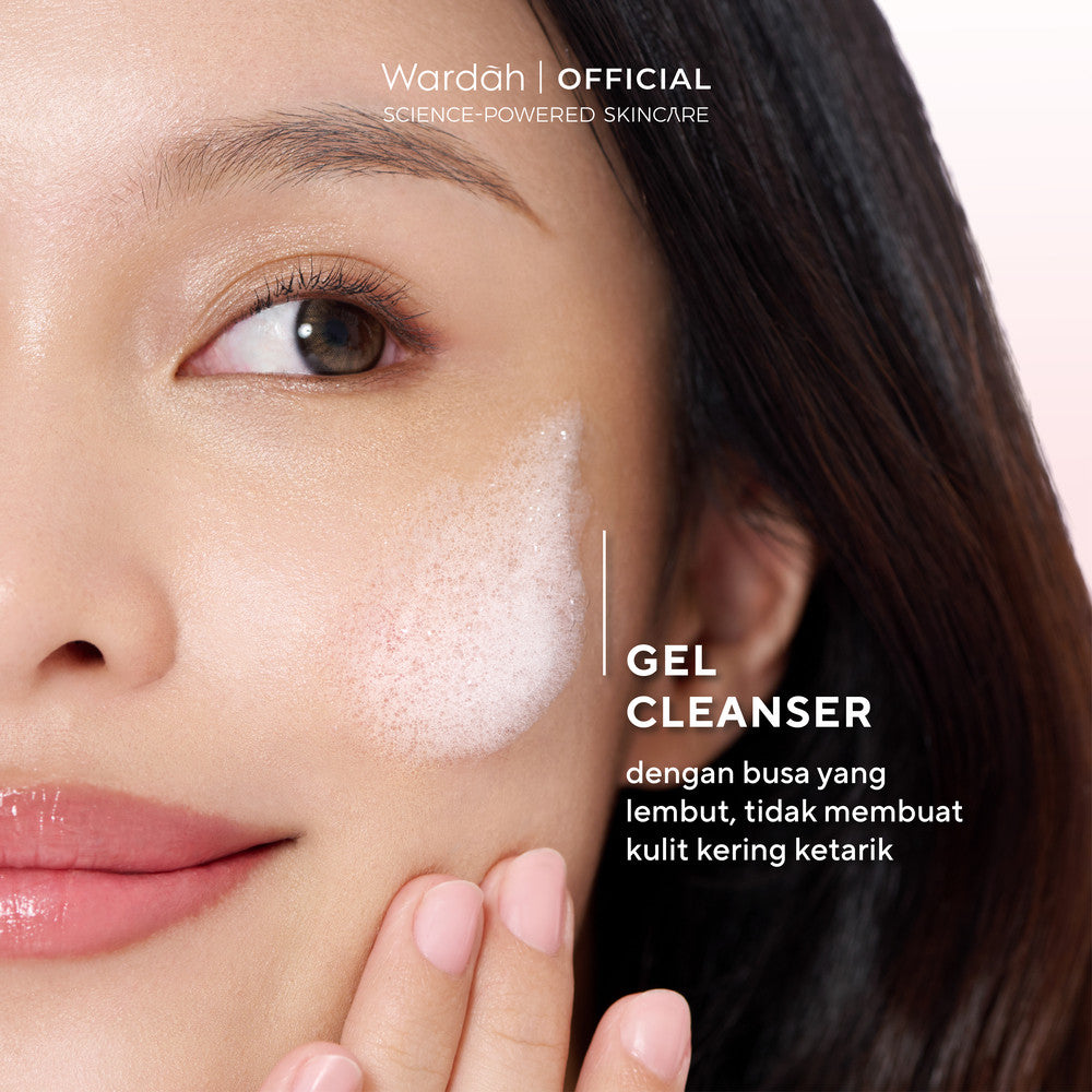 [FLASH SALE SBD] WARDAH Hydra Rose NMF Amino + Pentavitin Barrier Replenish pH 5.5 Gel Cleanser 100 mL - Sabun Cuci Muka Gentle Acid Mantle Expert -  Hydrating Foam yang Membersihkan dengan Gentle - Kulit Sehat dan Skin Barrier Terlindungi - Skincare