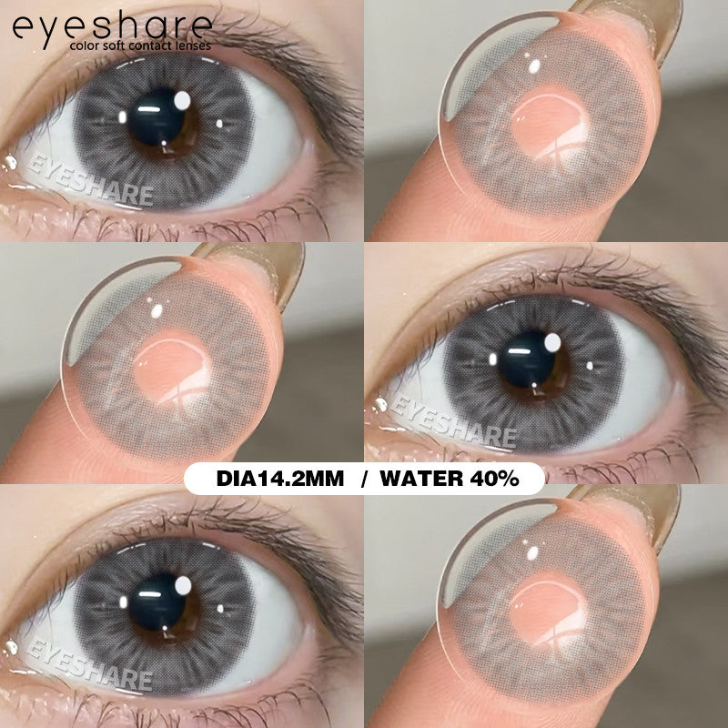 Eyeshare Softlens 14.2mm 1Pasang MELBOURNE Brown Lensa Kontak Mata Korea