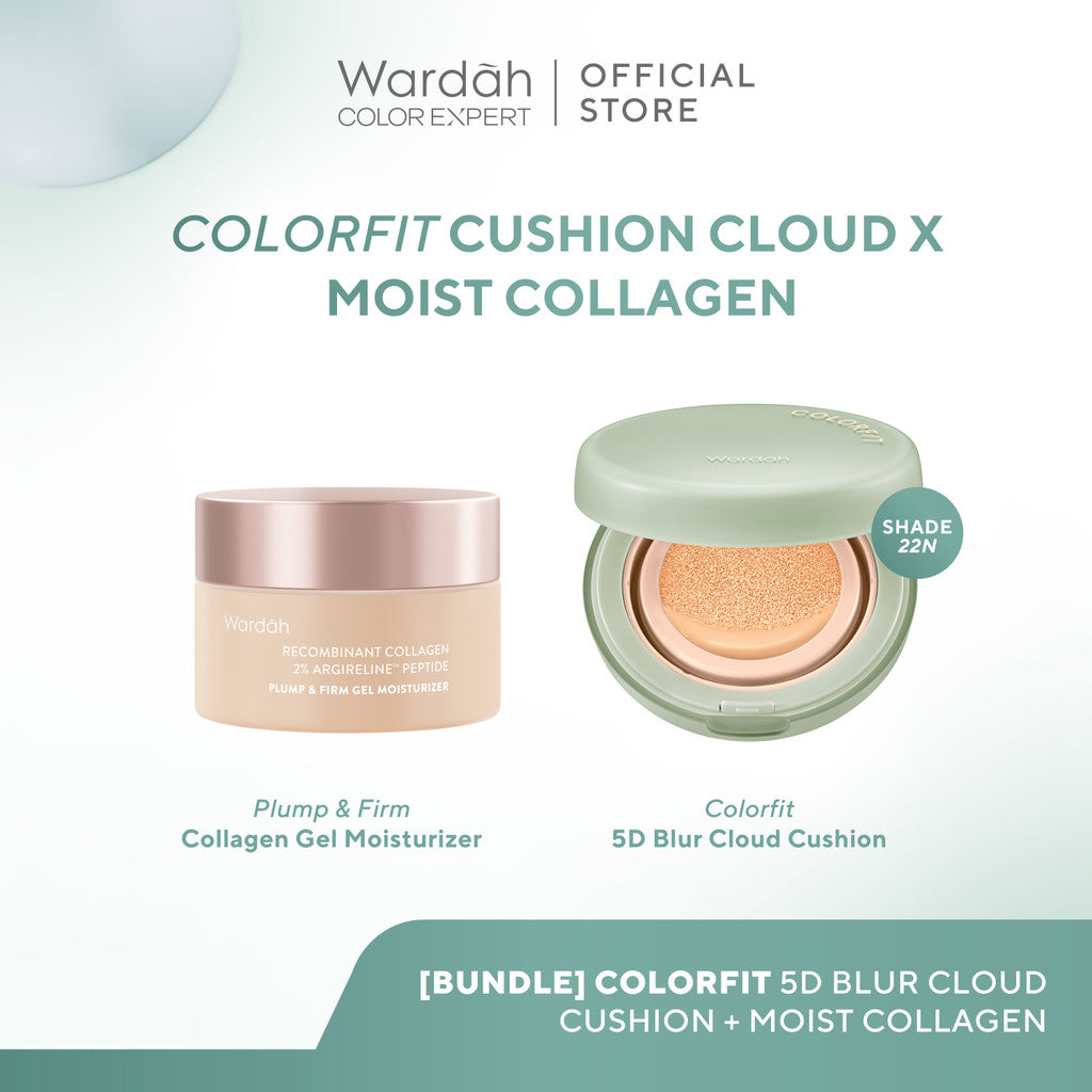 [TASYA FARASYA APPROVED!] Wardah Plump & Firm Recombinant Collagen + 2% Argireline Peptide Gel Moisturizer 30g - Pelembab Skin Care Wajah - Skincare