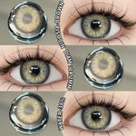 Eyeshare Softlens Holland Gray Brown 14.5mm Big Eyes 1Pasang Lensa Kontak Soft Softlen