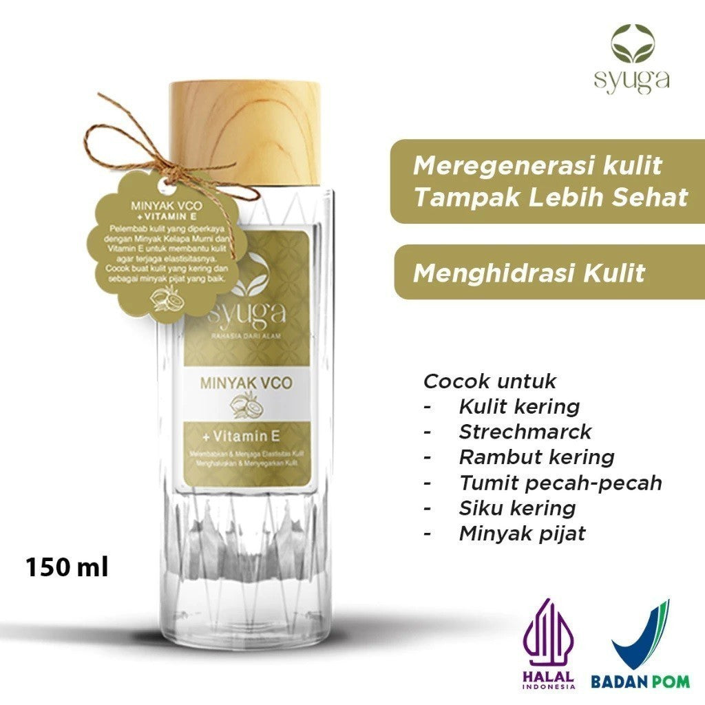 SYUGA Minyak Zaitun 150ML | 250ML | Jojoba | Argan | VCO 150ml