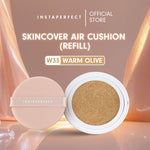 Instaperfect Refill Skincover Air Cushion 11 g (Real Skin Buildable Coverage, Transfer-Resistant, SPF 50 PA++++)- Bedak Foundation Muka Tahan lama
