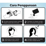 NYU Henna Shampoo Hair Colour SATUAN 20ml - Shampo Pewarna Rambut Free Sarung Tangan