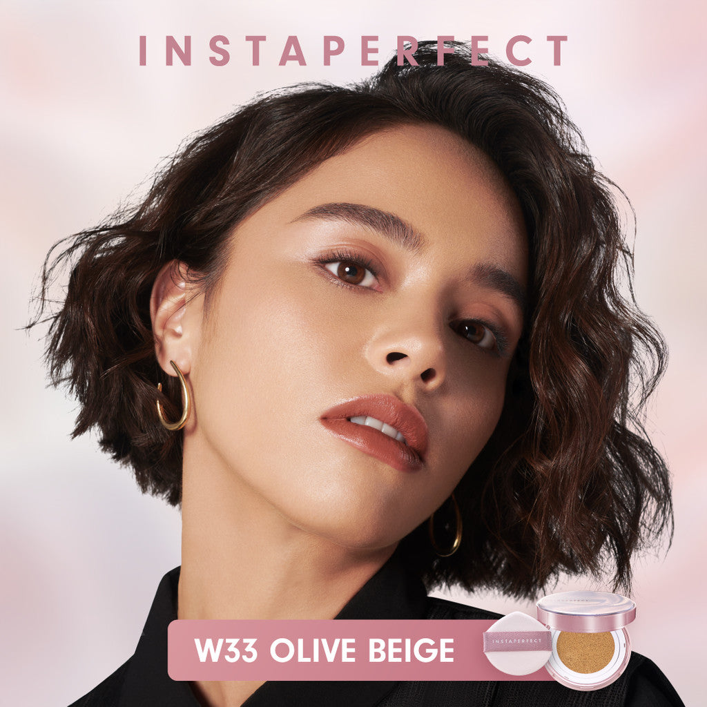 [CREATOR'S SPECIAL BUNDLE] Instaperfect Skincover Air Cushion SPF 50++++ 11g - Make Up Cushion Foundation Semi Matte Finish (Real Skin Buildable Coverage, Transferproof, Non Comedogenic)