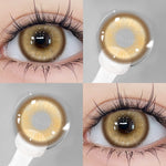 Eyeshare Softlens Cosplay Big Eyes 14.5mm Blue Pink Red 1 Pasang Softlens Mata Anime Halloween