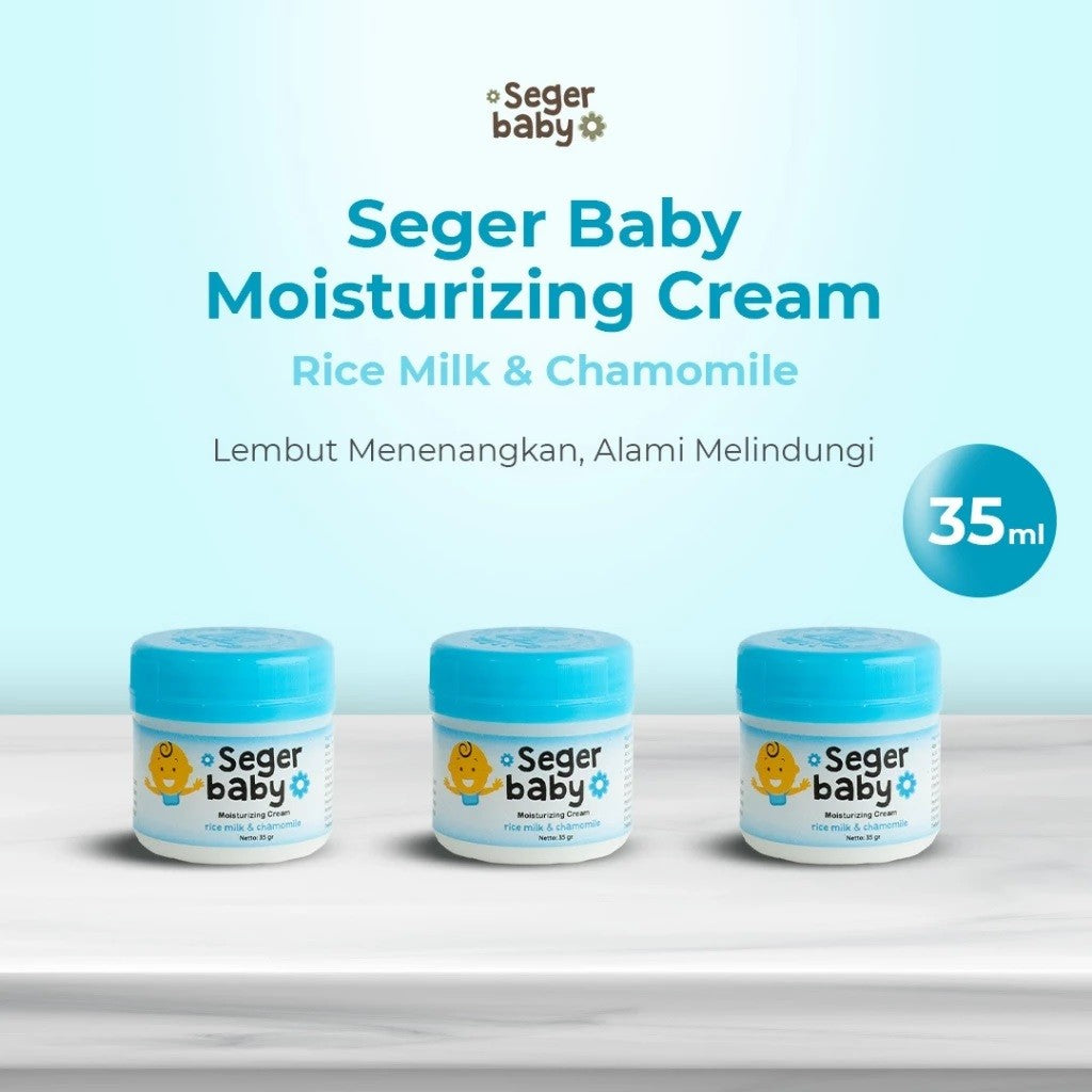 SEGER SNOW Baby Cream Moisturizer 35g - Krim Pelembab Kulit Bayi